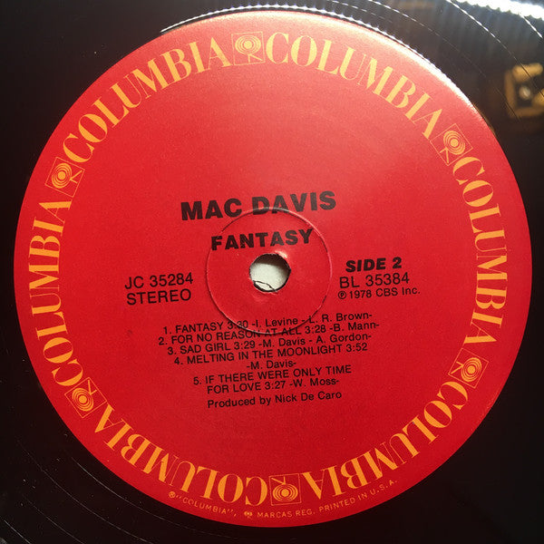 Mac Davis : Fantasy (LP,Album)