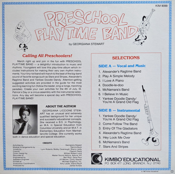 Georgiana Stewart : Preschool Playtime Band (LP)