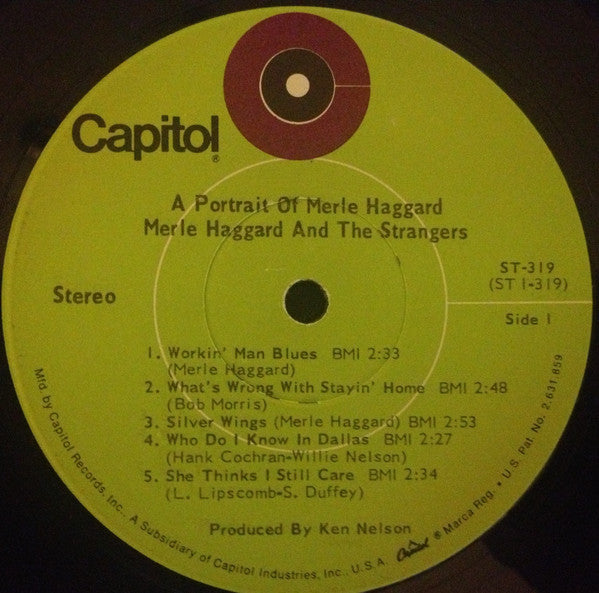 Merle Haggard With Strangers (5), The : A Portrait Of Merle Haggard (LP)