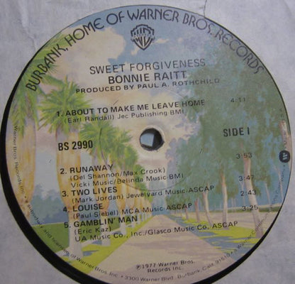 Bonnie Raitt : Sweet Forgiveness (LP,Album)
