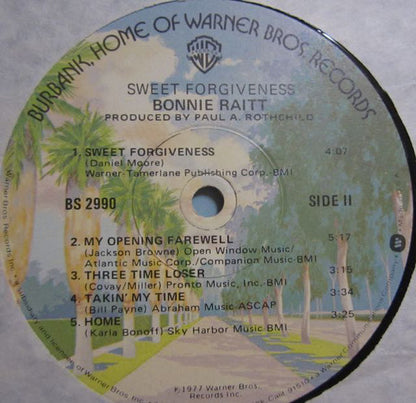 Bonnie Raitt : Sweet Forgiveness (LP,Album)