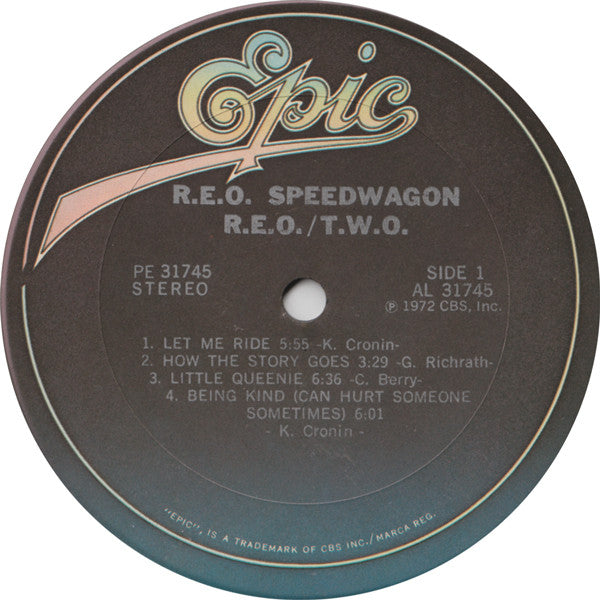 REO Speedwagon : R.E.O./T.W.O. (LP,Album,Reissue)