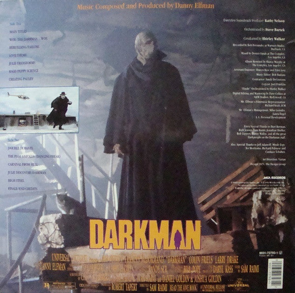 Danny Elfman : Darkman (Original Motion Picture Soundtrack) (LP)