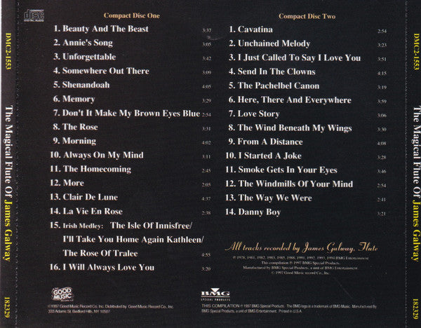 James Galway : The Magical Flute Of James Galway (Compilation)