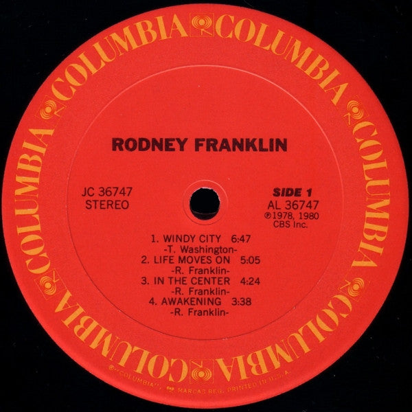 Rodney Franklin : Rodney Franklin (LP,Album,Stereo)