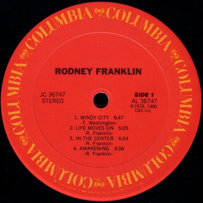 Rodney Franklin : Rodney Franklin (LP,Album,Stereo)