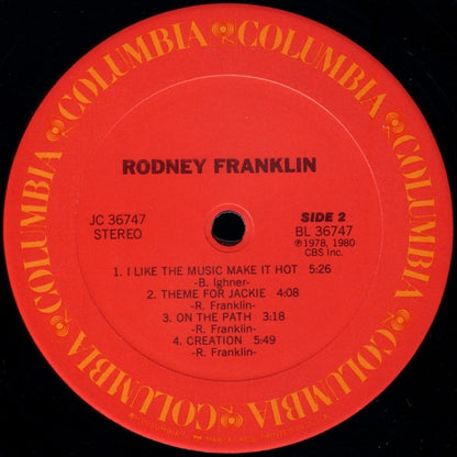 Rodney Franklin : Rodney Franklin (LP,Album,Stereo)