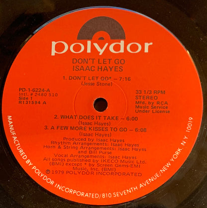 Isaac Hayes : Don't Let Go (LP,Album,Club Edition)