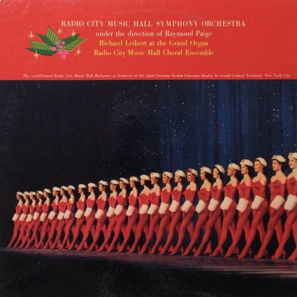 Radio City Music Hall Orchestra / Raymond Paige / Dick Leibert, Radio City Music Hall Choral Ensemble : Christmas Holidays At Radio City Music Hall (LP,Album,Mono)