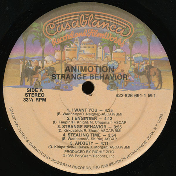 Animotion : Strange Behavior (LP,Album)