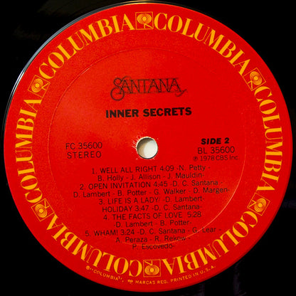 Santana : Inner Secrets (LP,Album)