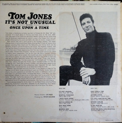 Tom Jones : It's Not Unusual (LP,Album,Mono)