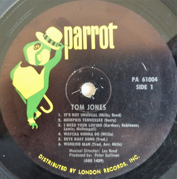 Tom Jones : It's Not Unusual (LP,Album,Mono)