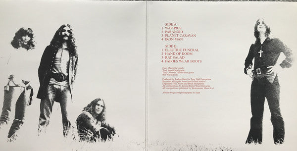 Black Sabbath : Paranoid (LP,Album,Reissue)