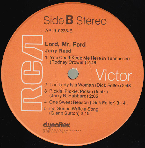 Jerry Reed : Lord, Mr. Ford (LP,Album)