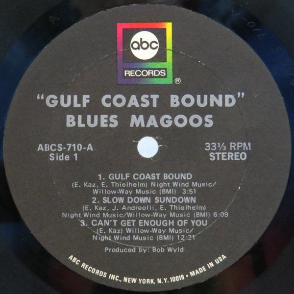 Blues Magoos : Gulf Coast Bound (LP,Album,Stereo)