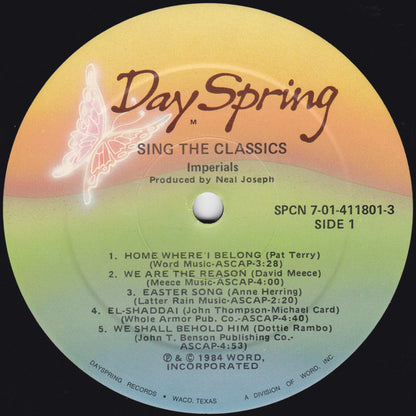 Imperials : Sing The Classics (LP,Album)