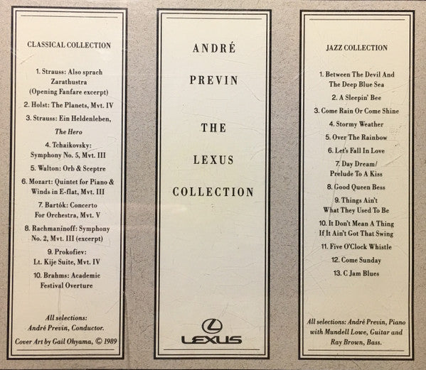 André Previn : The Lexus Collection (Album,Compilation)