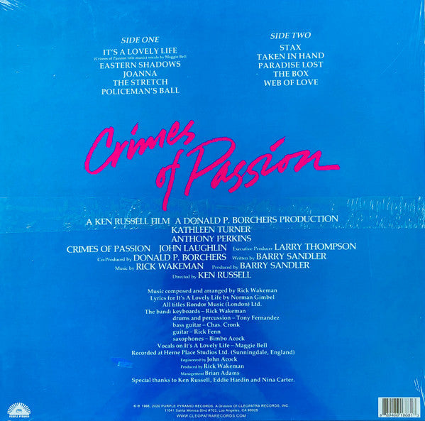 Rick Wakeman : Crimes Of Passion (LP,Limited Edition,Reissue)