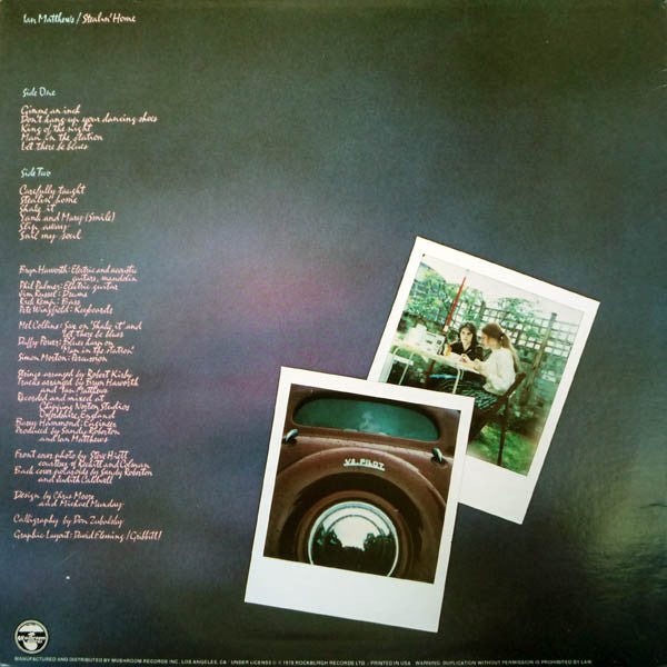 Iain Matthews : Stealin' Home (LP,Album)