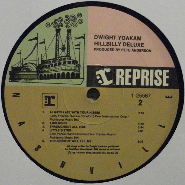 Dwight Yoakam : Hillbilly DeLuxe (LP,Album)