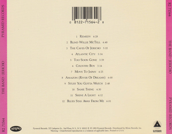 Band, The : Jericho (Album)