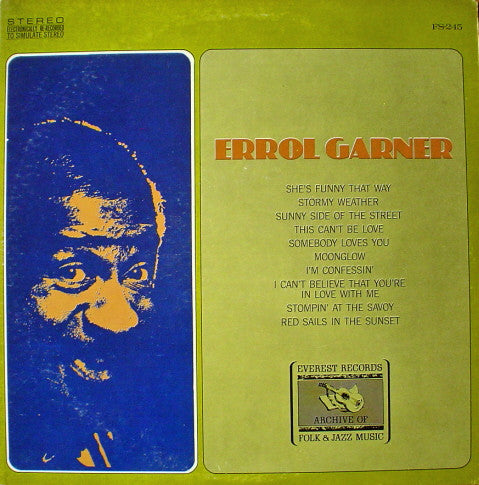 Erroll Garner : Errol Garner (LP,Compilation,Stereo)