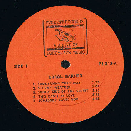Erroll Garner : Errol Garner (LP,Compilation,Stereo)
