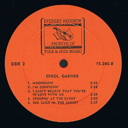 Erroll Garner : Errol Garner (LP,Compilation,Stereo)