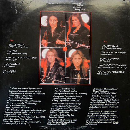Runaways, The : Waitin' For The Night (LP,Album,Stereo)
