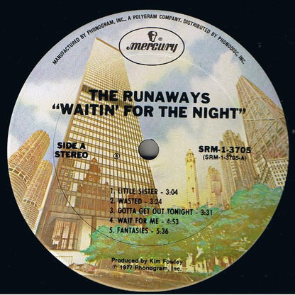 Runaways, The : Waitin' For The Night (LP,Album,Stereo)