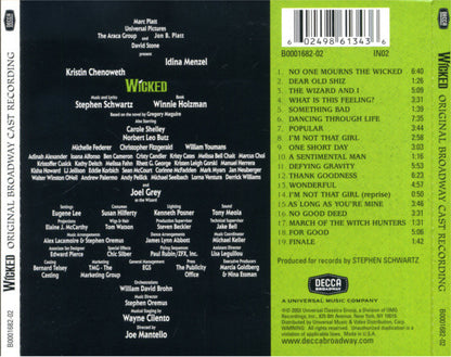 Stephen Schwartz : Wicked (Original Broadway Cast Recording) (Album)