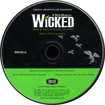 Stephen Schwartz : Wicked (Original Broadway Cast Recording) (Album)