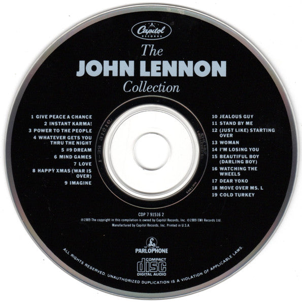 John Lennon : The John Lennon Collection (Compilation,Club Edition,Reissue)