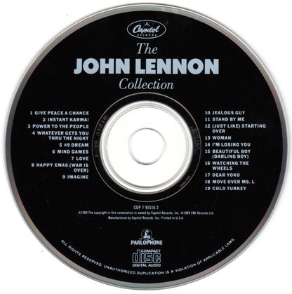 John Lennon : The John Lennon Collection (Compilation,Club Edition,Reissue)