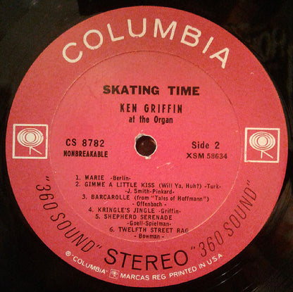 Ken Griffin (2) : Skating Time (LP,Stereo)