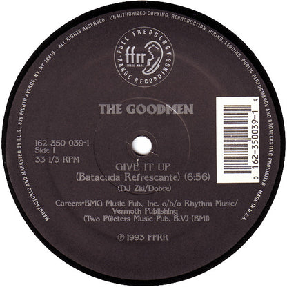 Good Men, The : Give It Up (12",33 ⅓ RPM)