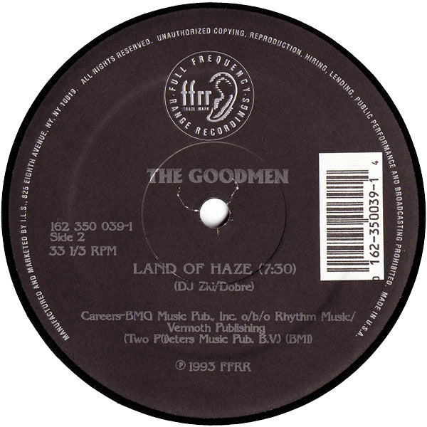 Good Men, The : Give It Up (12",33 ⅓ RPM)