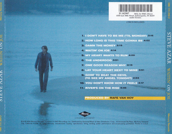Steve Azar : Waitin' On Joe (HDCD,Album,Stereo)