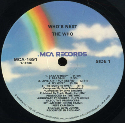 Who, The : Who's Next (LP,Album,Reissue)