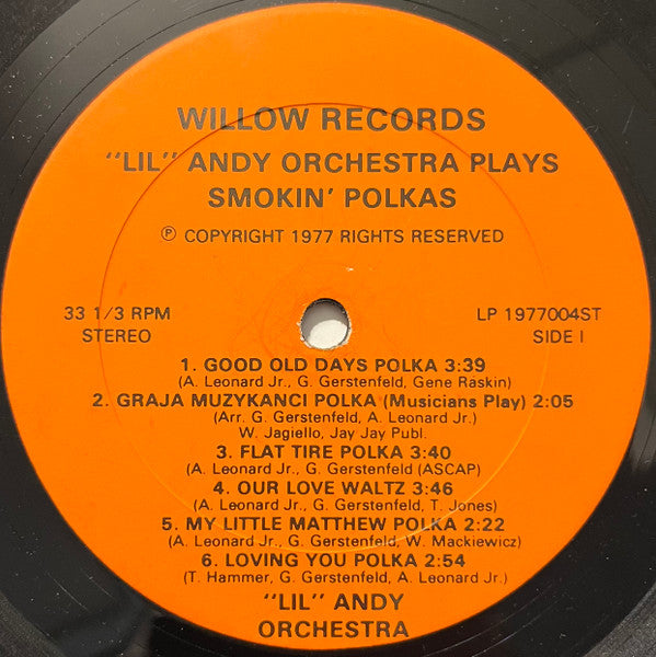Lil Andy & Orchestra : Smokin Polkas (LP,Album)