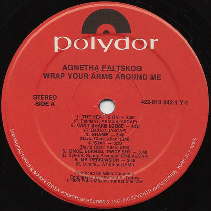 Agnetha Fältskog : Wrap Your Arms Around Me (LP,Album)