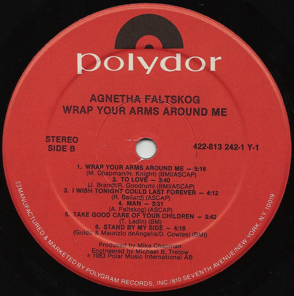 Agnetha Fältskog : Wrap Your Arms Around Me (LP,Album)