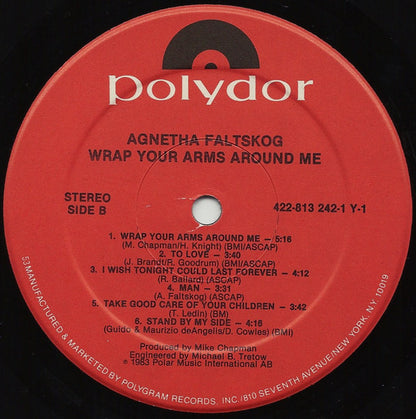 Agnetha Fältskog : Wrap Your Arms Around Me (LP,Album)