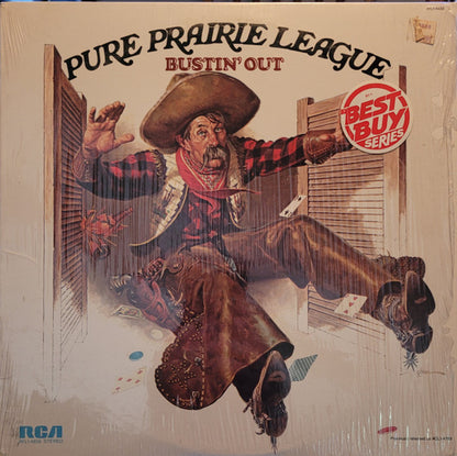 Pure Prairie League : Bustin' Out (LP,Album,Reissue)