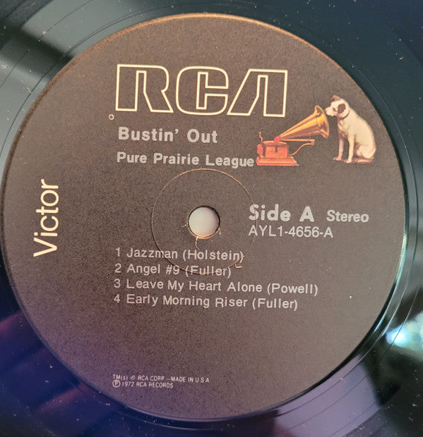 Pure Prairie League : Bustin' Out (LP,Album,Reissue)