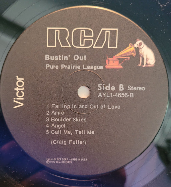 Pure Prairie League : Bustin' Out (LP,Album,Reissue)