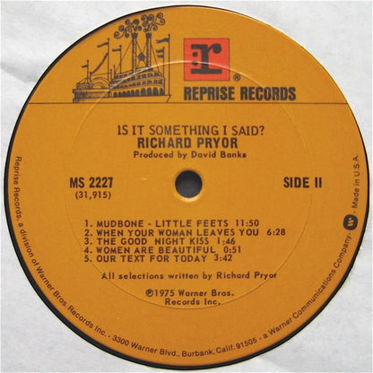 Richard Pryor : ...Is It Something I Said? (LP,Album)