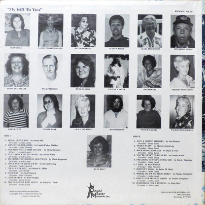 Linda Lane (2), Matt Vincent, Jim Ward (8) : My Gift To You (LP,Album)