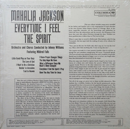 Mahalia Jackson : Everytime I Feel The Spirit (LP,Album,Mono)